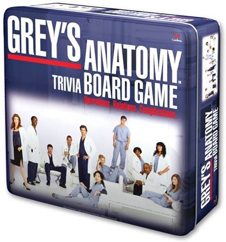 Cardinal Industries Greys Anatomy Game Party & Fun Games Board Game