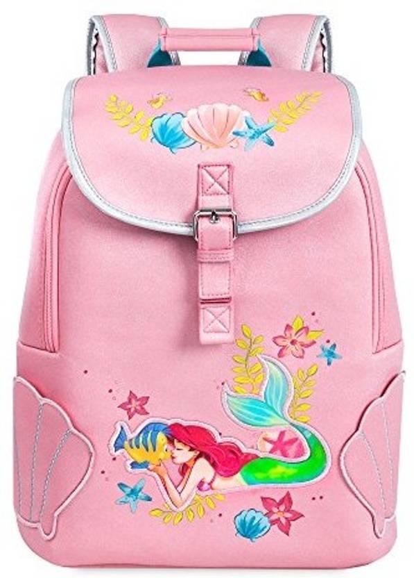 DISNEY Ariel Backpack Pink 10 L Laptop Backpack Pink Price in India