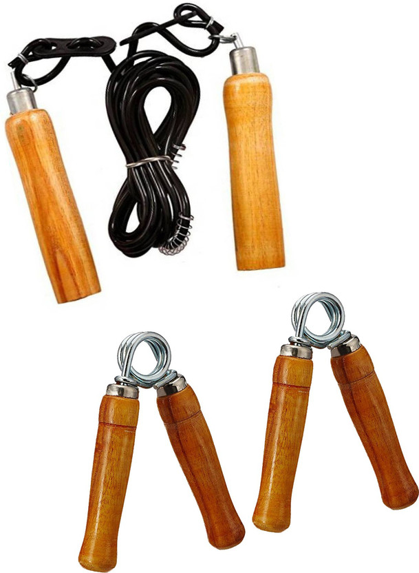 L'AVENIR Skipping Rope & Hand Grip Kit Fitness Accessory Kit Kit
