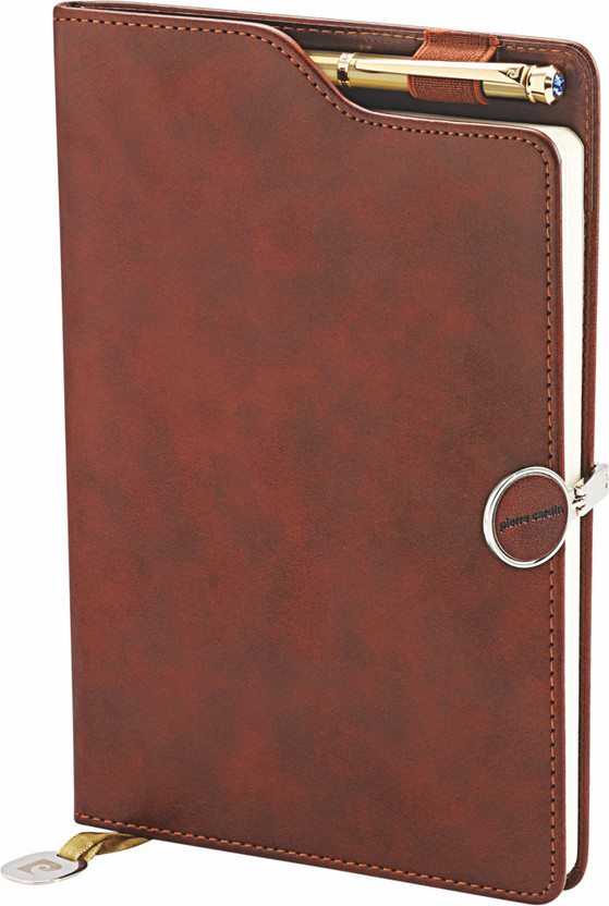 PIERRE CARDIN Elite Gift Set of Pen and Diary(BROWN) Pen Gift Set(Ink Color - Blue)