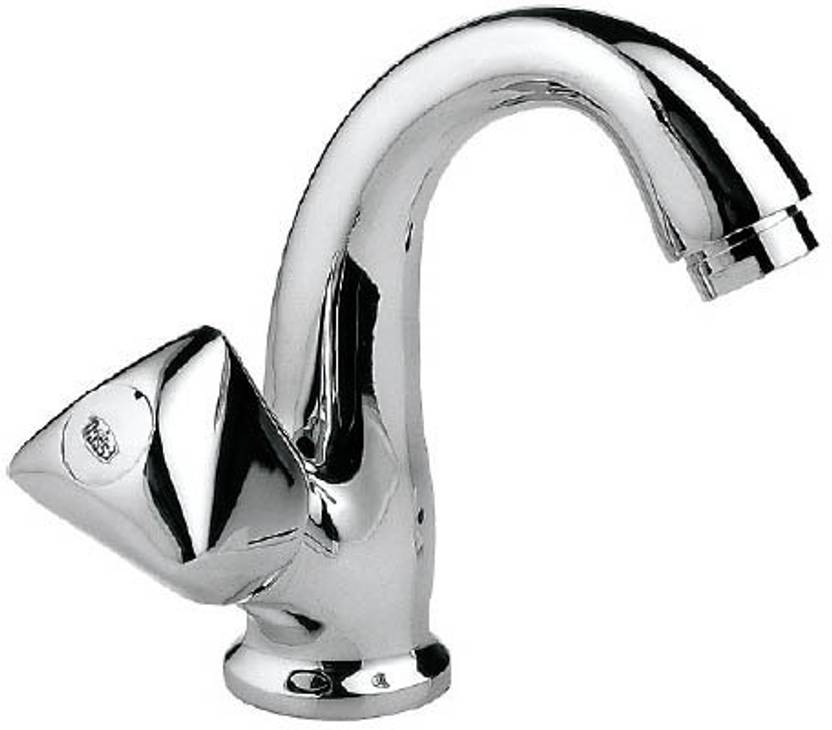 Essco Jaquar Group Essco TQT510 Tropical Swan Neck Tap with Left Hand Operating Knob with