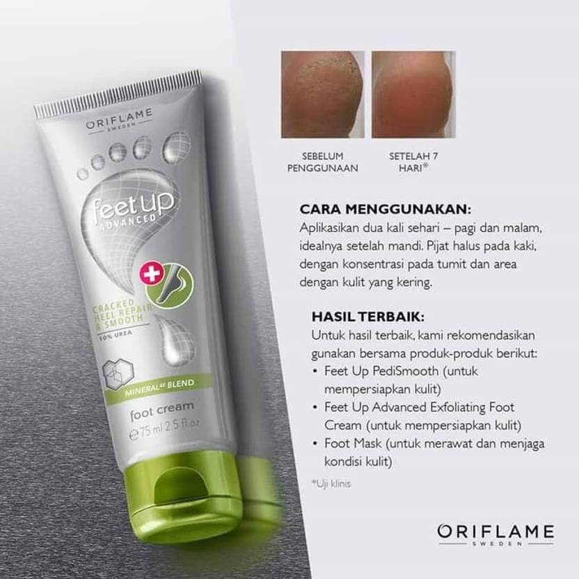 Oriflame Sweden Feet up Advanced Cracked Heel Repair & Smooth 33027