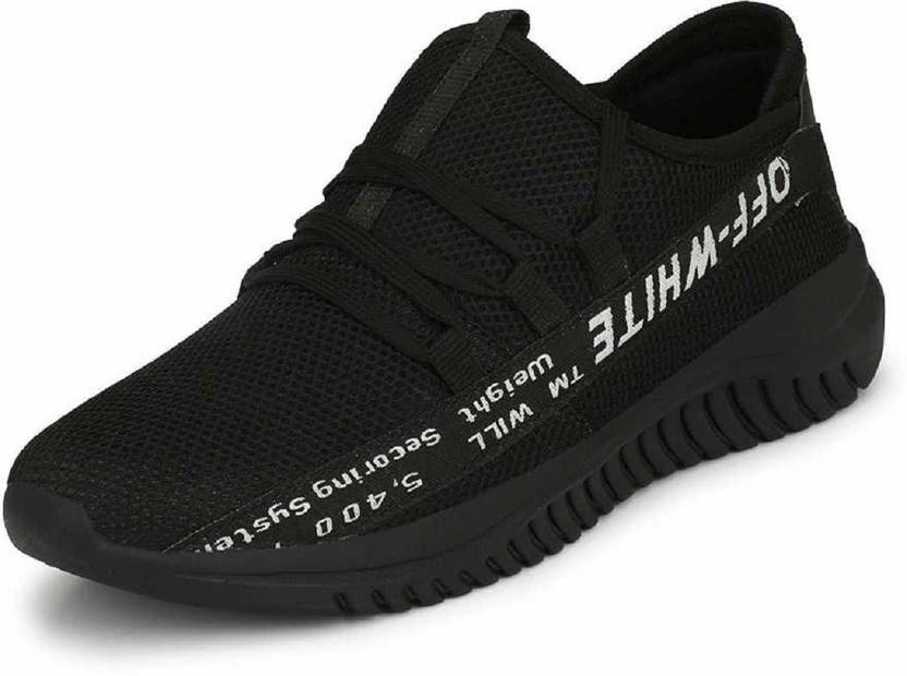 Off white shoes black colour clearance
