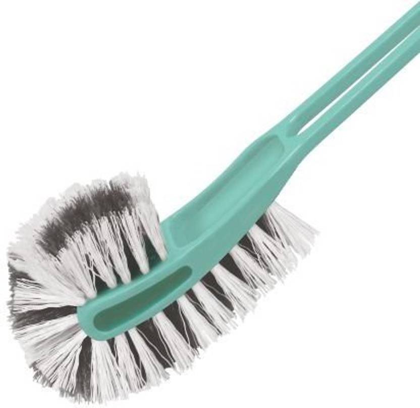 Spotzero by Milton Double Side Normal Bristles Toilet Brush with Holder