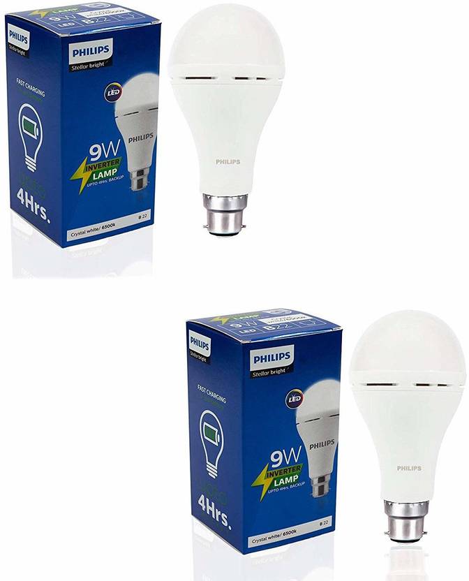 PHILIPS 9W Rechargeable Emergency Inverter led bulb Bulb Emergency