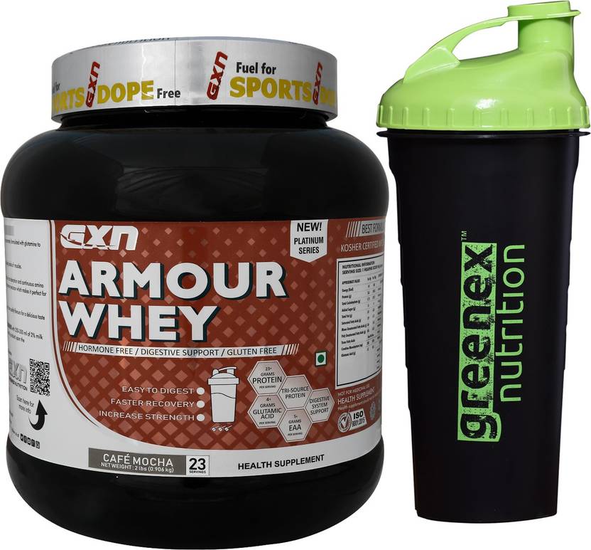 GXN Armour Whey Protein+Shaker Bottle Whey Protein Price in India Buy