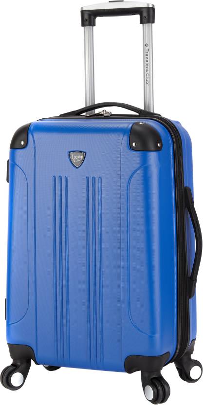 Travelers Club Luggage and Bags Expandable Check-in Suitcase - 23 inch Blue  - Price in India 