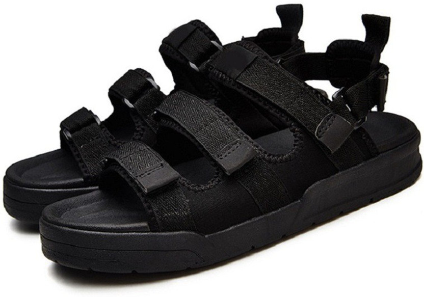 Buy Mr.SHOES Men Black Sports Sandals 