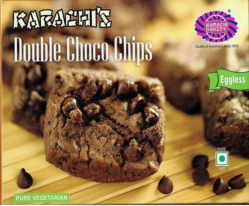 KARACHI BAKERY Premium Double Chocochip Cookies 200g Cookies Price in