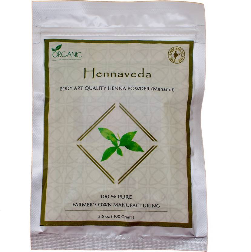 Hennaveda Body Art Quality Henna Powder Price in India, Buy Hennaveda