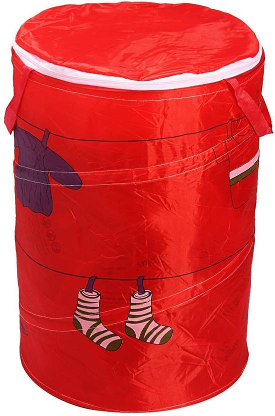 BUCKETLIST 50 L Red Laundry Basket Buy BUCKETLIST 50 L Red Laundry