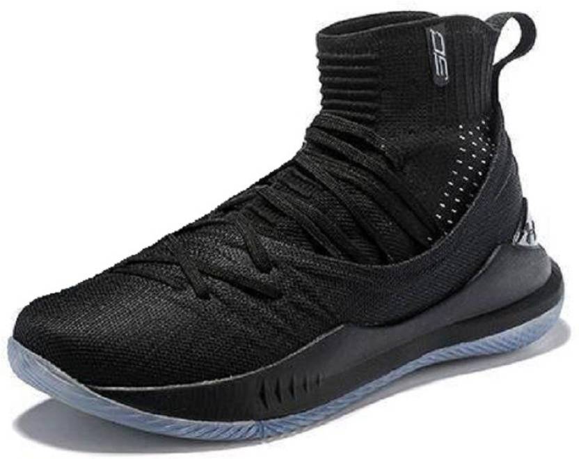 The Under Armour UA Curry 5 Black Basketball Shoes For Men - Buy The Under  Armour UA Curry 5 Black Basketball Shoes For Men Online at Best Price -  Shop Online for