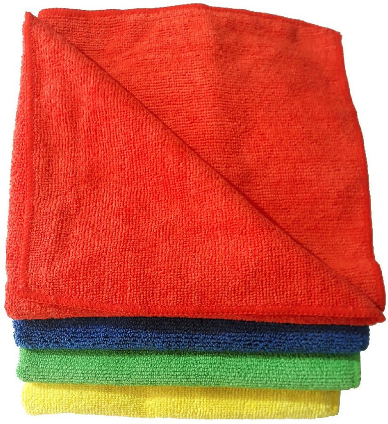 Sheenuu Sheenuu Cotton Vehicle Washing  Cloth(Pack Of 4, 250 GSM) - Flipkart Deal