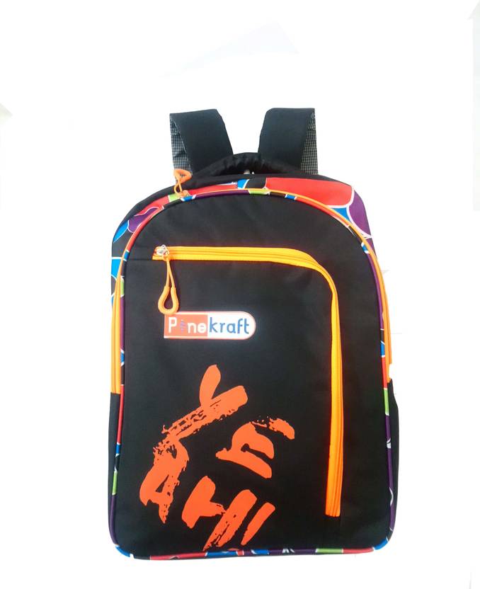 Pine Kraft brown backpack 27 L Laptop Backpack orange, brown Price in