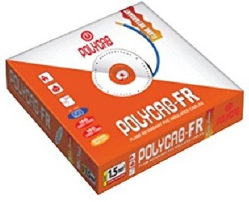 Polycab Copper 2 5 Sq mm Red 100 Ft Wire Price In India Buy Polycab