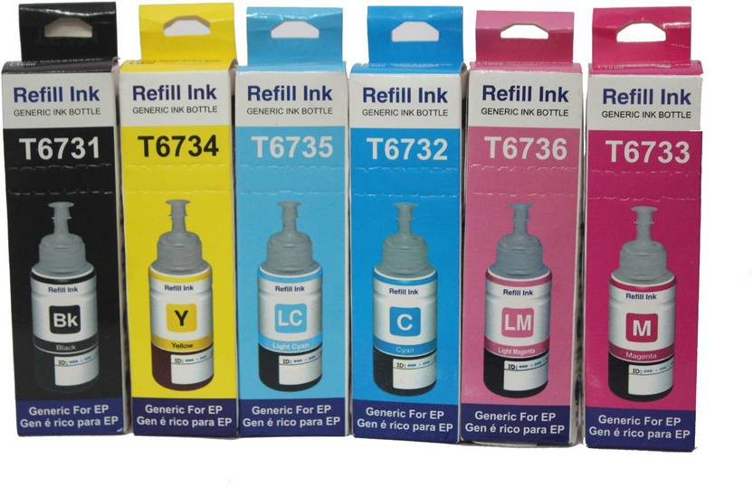 HMARK For Epson L805 Ink Tank Printer TriColor Ink Bottle HMARK