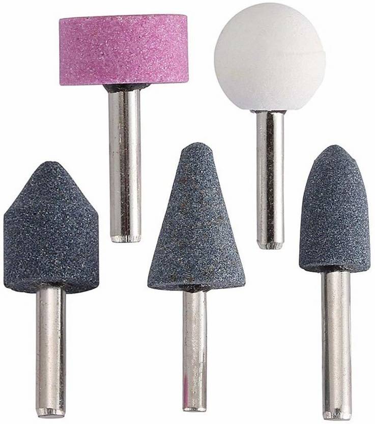 GSK Cut Shank Abrasive Mounted Stone Rotary Grinding Wheels Bit Set of