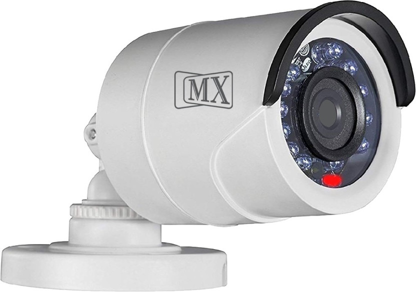 MX Dummy Fake Simulated Infrared IR LED Sensor Black Bullet Wireless Security Camera With Red Light Realistic Looking CCTV Surveillance - Dummy5 Security Camera(1 Channel)
