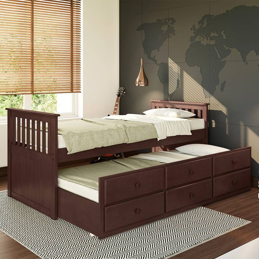 Urban Ladder Athens Solid Wood Single Drawer Bed Price in India Buy