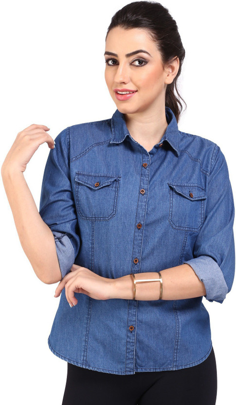 Girls jean shirt