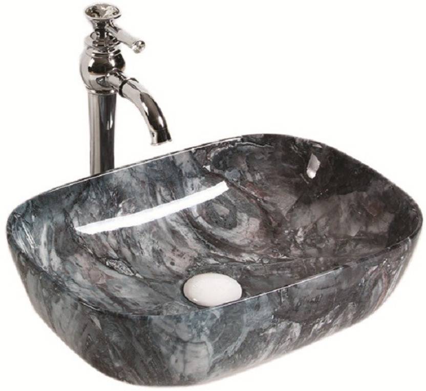 Joyo Cera Ceramic Printed wash basin 140126 Table Top Basin Price in