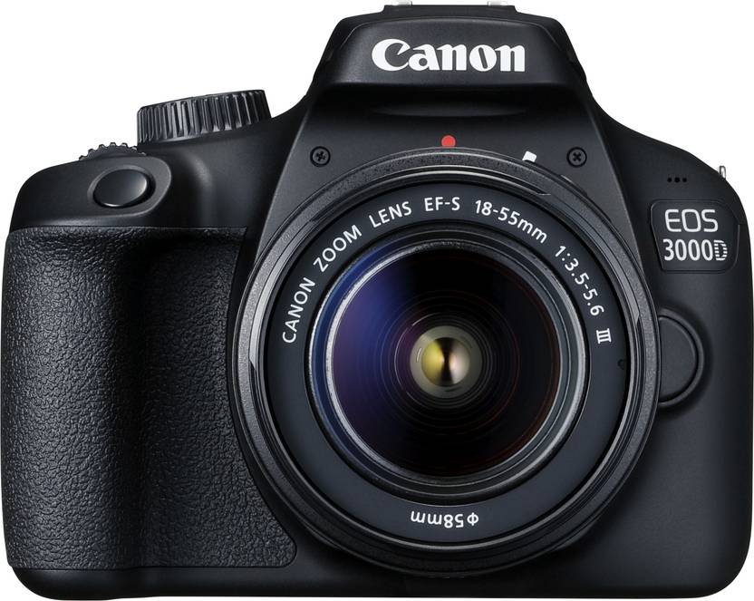 Canon EOS 3000D DSLR Camera Single Kit with 18-55 Lens (Moto Pulse
