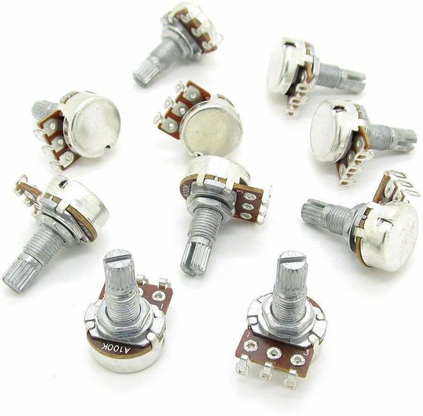 Electrobot B100K 1706 16mm 100K Ohm Rotary Potentiometer (PLASTIC SHAFT