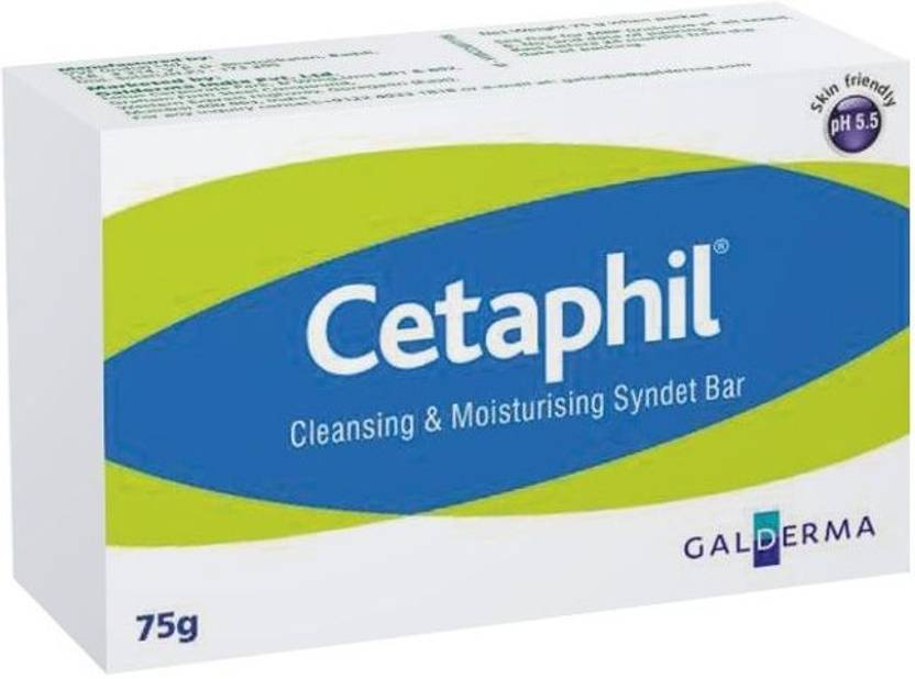 Cetaphil Cleansing & Moisturising Syndet Bar 75g Price in India, Buy
