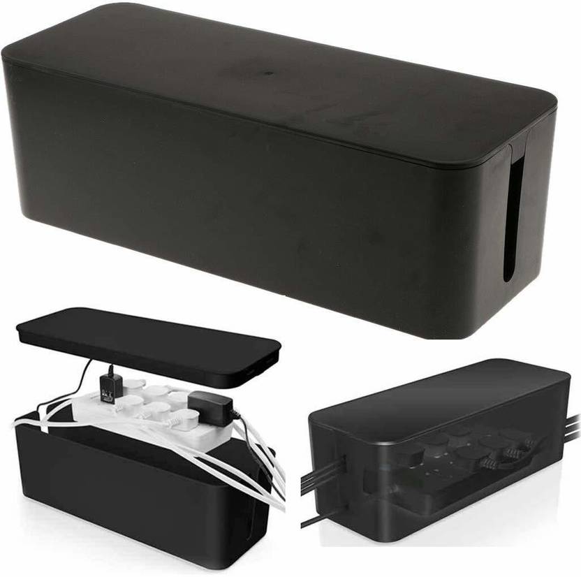 Techtest 1 Compartments Plastic Cable Management Box