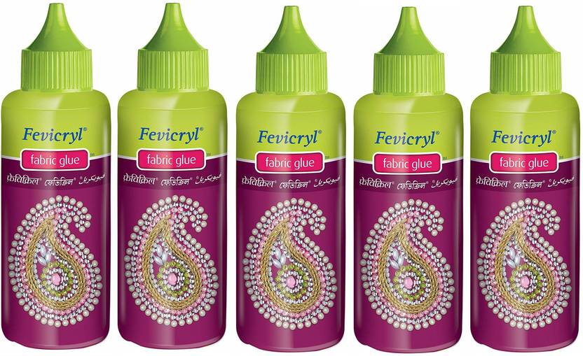 fevicryl Fabric Glue ( 80 Ml ) Pack of 5 Adhesive Price in India Buy