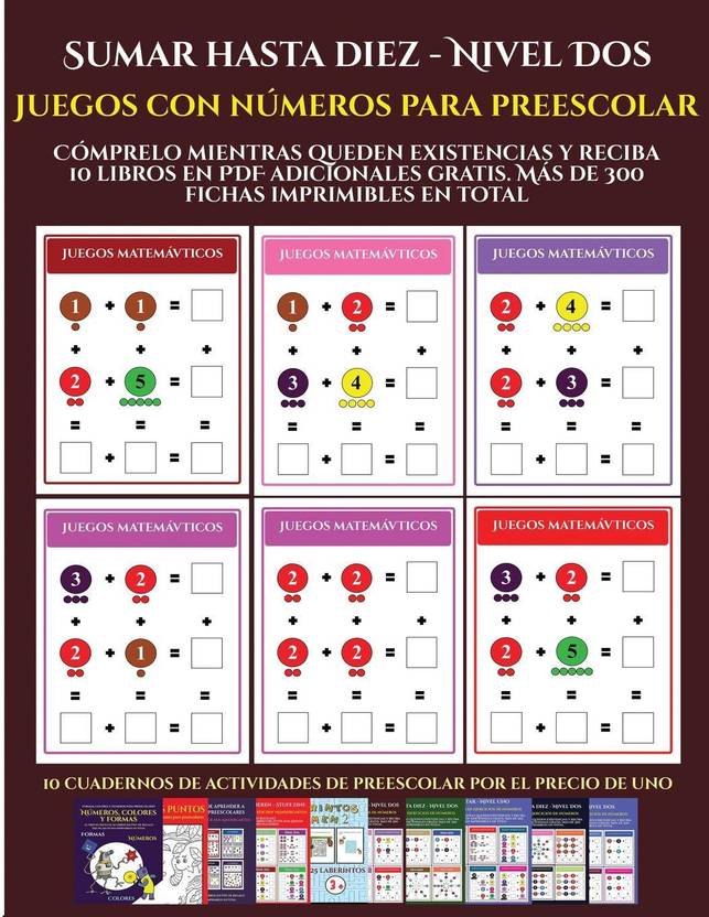 Juegos con numeros para preescolar (Sumar hasta diez ...