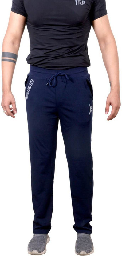 TRP FITS Self Design Men Blue Track 