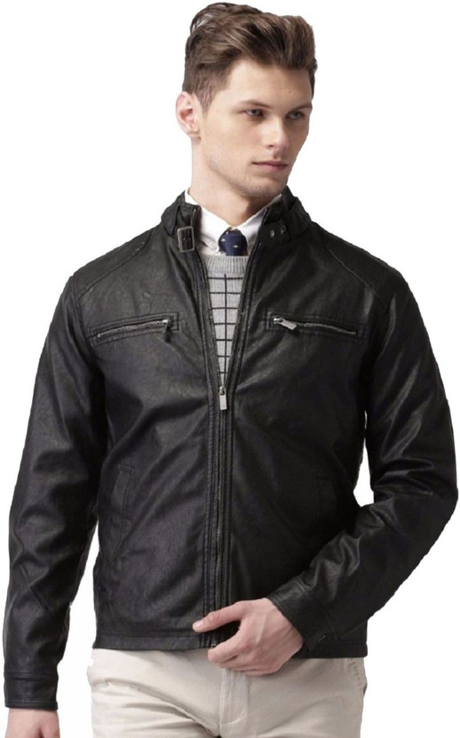 Full Sleeve Self Design Men Jacket 