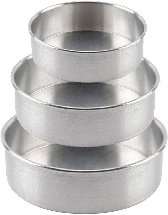 caretouch Aluminium Cake Mould 3(Pack of 3)