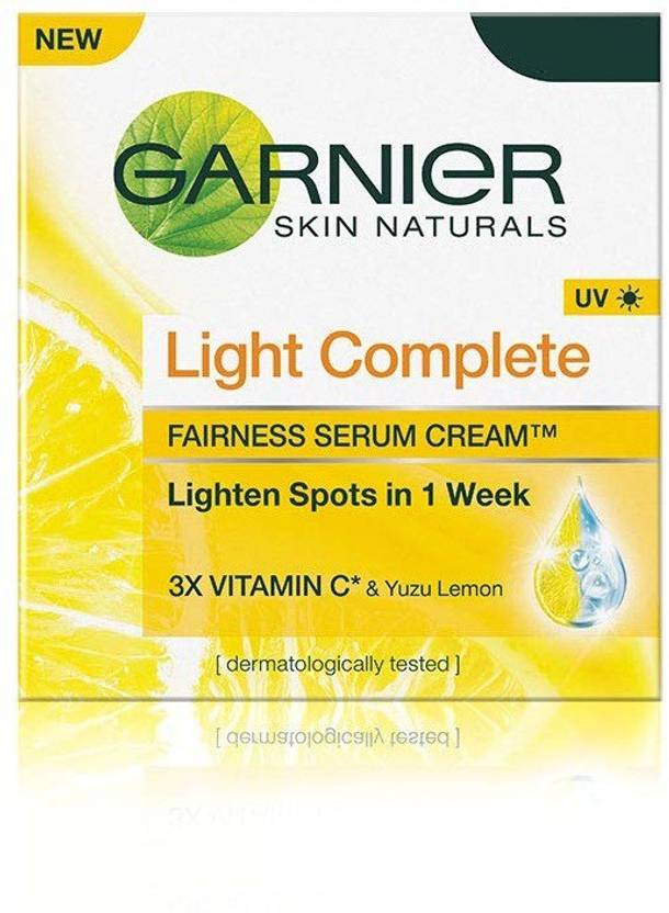 GARNIER Skin Naturals Light Complete Serum Cream Price in India, Buy