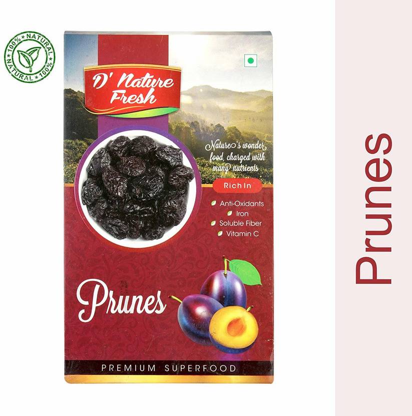 D NATURE FRESH Dried PRUNES 250 gm Prunes Price in India Buy D NATURE