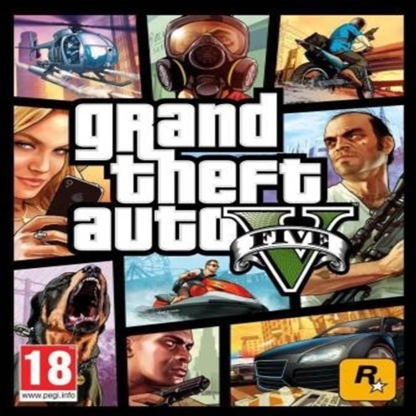 GTA V [ OFFLINE ] GAME DVD [ FOR PC ] Price in India Buy GTA V
