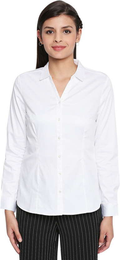 Solid Formal White Shirt