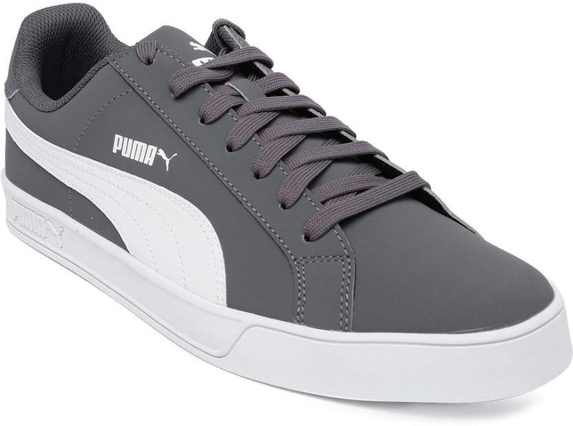 PUMA Charcoal Smash Vulc Sneakers For Men - Buy PUMA Charcoal Smash Vulc  Sneakers For Men Online at Best Price - Shop Online for Footwears in India  