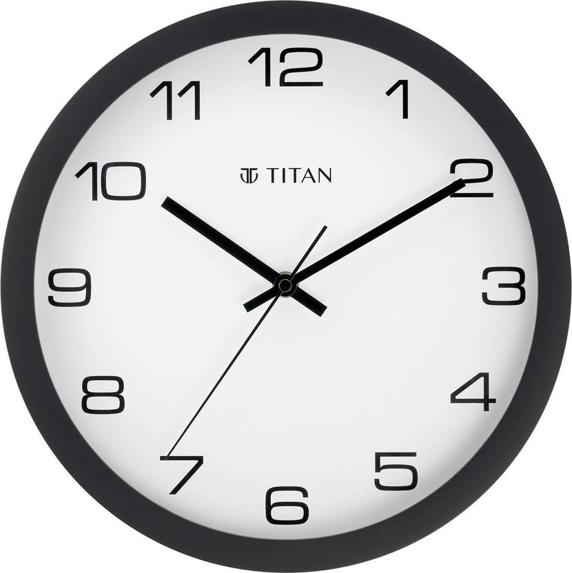 Titan Analog 30 cm X 30 cm Wall Clock Price in India Buy Titan Analog