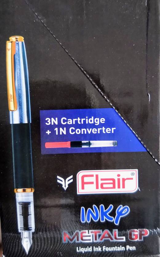 FLAIR Inky Steel GP Pack of 5 Fountain Pen Buy FLAIR Inky Steel GP Pack of 5 Fountain Pen
