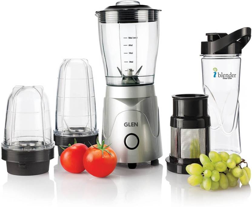 Glen SA4048MF Active Blender 350 W Juicer Mixer Grinder (4 Jars, Silver