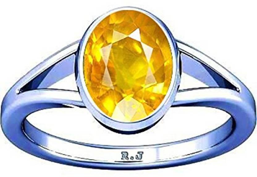 Divya Shakti 7.25- 7.50 Ratti Yellow Sapphire / Pukhraj Stone ...