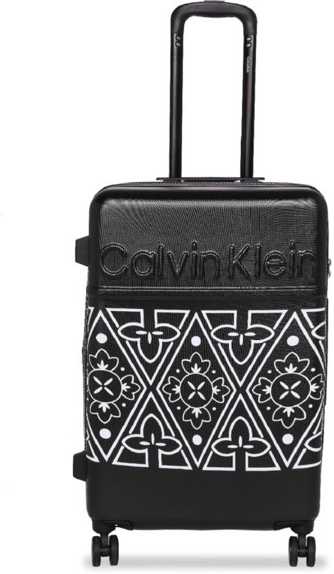 Calvin Klein Freedom Rider Cabin Suitcase - 20 inch BLACK/WHITE - Price in  India 