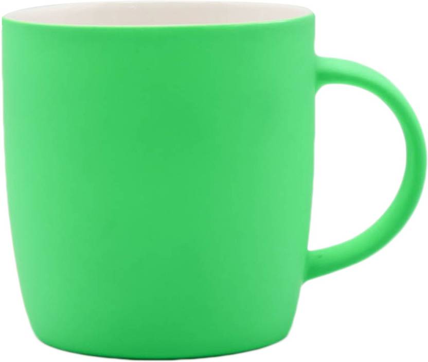 KidsCity.In Matte finish Coffees, Green Ceramic Coffee Mug Price in