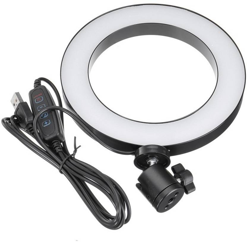 Buddymate Portable & Lightweight 10 Inch USB LED Ring Light Ring Flash