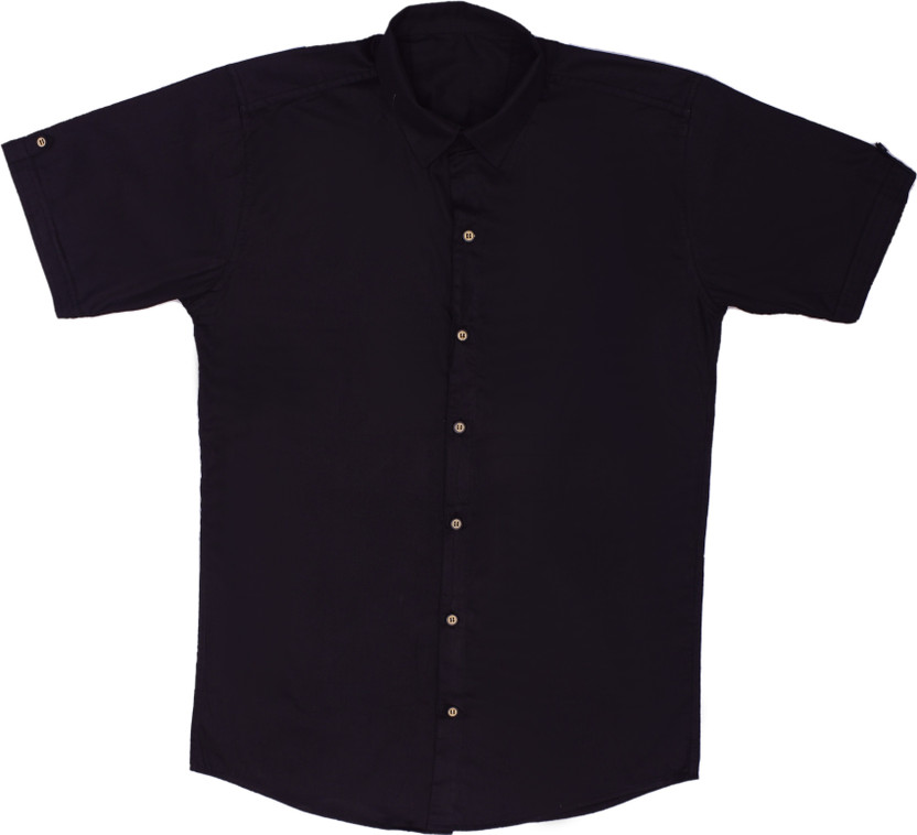 Boys black short sleeve shirt clearance