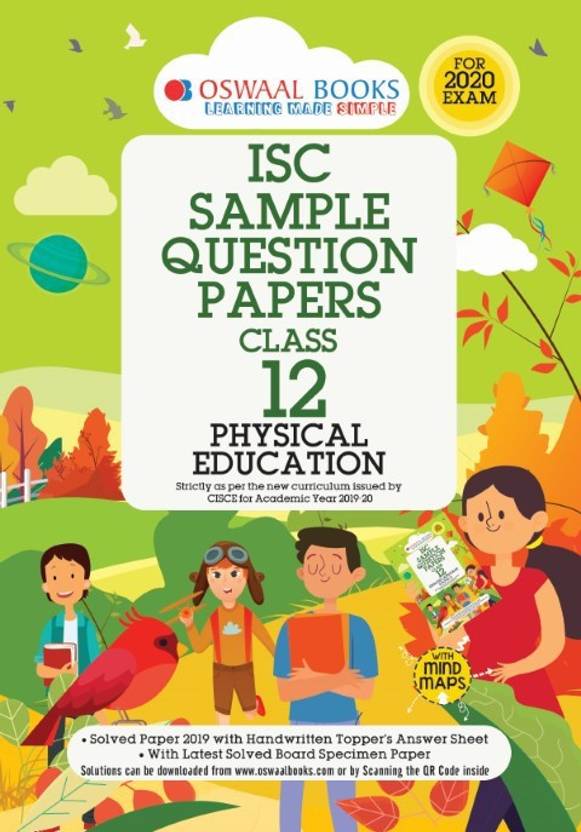 Oswaal isc sample question papers class 12 physical education for 2020