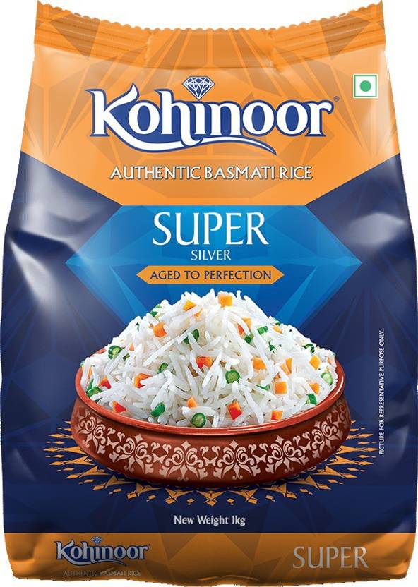 KOHINOOR Super Silver Basmati Rice (Long Grain) Price in ...