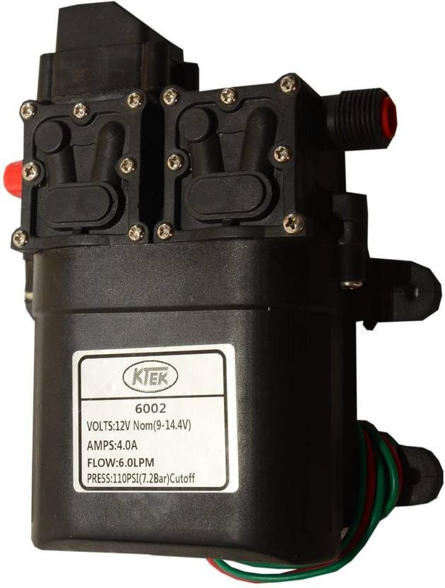 Ktek 12V 110PSI Micro Electric Diaphragm Water Pump Diaphragm Water